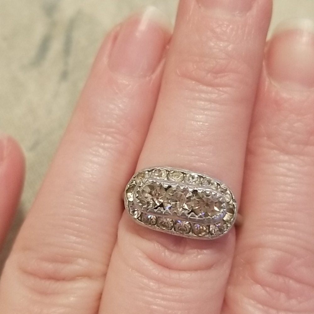 Antique Art Deco Paste Ring